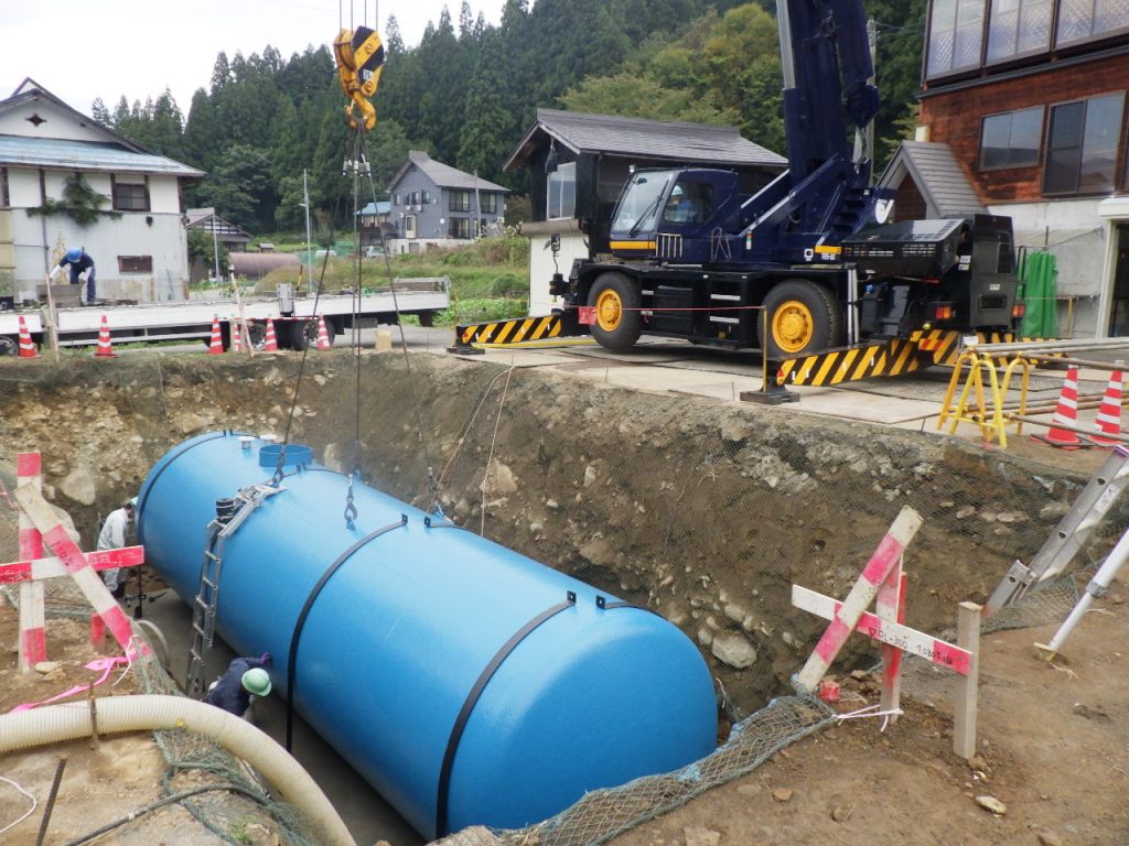 2022年40㎥級Ⅱ型耐震性貯水槽新設工事(津南町)